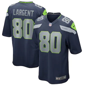 mens nike steve largent college navy seattle seahawks game 
